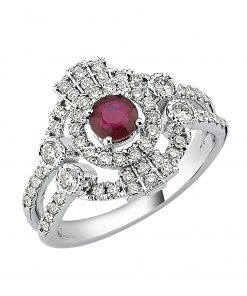 1,10 Ct Yakut Pırlanta Yüzük