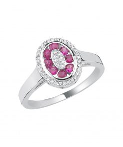 0,50 Ct Yakut Taşlı Pırlanta Yüzük