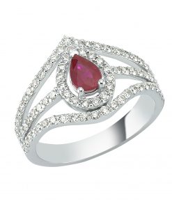 1,21 Ct Yakut Taşlı Pırlanta Yüzük