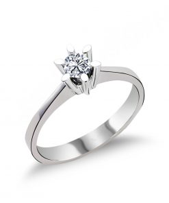 0.15 Karat Pırlanta Tektaş Yüzük