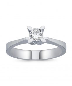 0.19 Karat Pırlanta Tektaş Yüzük